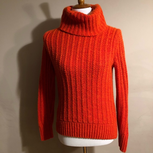 Sweaters - Red Turtleneck Sweater